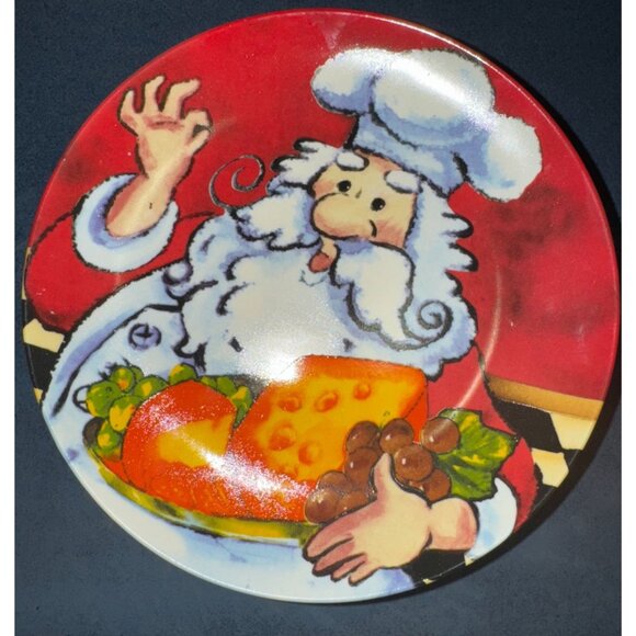 Christmas Santa Plates Set 8 - Picture 8 of 12